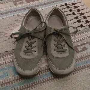 Olive green dansko sneakers/tennis shoes